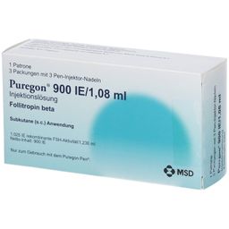 PUREGON 900 I.E./1,08 ml Injekt.-Lsg.i.Pat.+9 Nad.