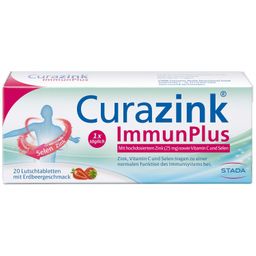 Curazink® ImmunPlus – Veganes Nahrungsergänzungsmittel zur Unterstützung des Immunsystems, Zinkcitrat