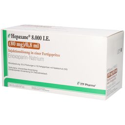 Hepaxane® 8.000 I.E. 80 mg/0,8 ml