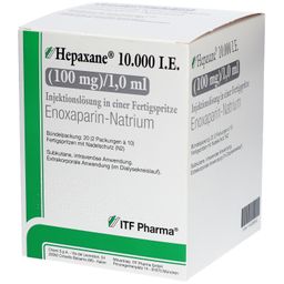Hepaxane® 10.000 I.E. 100 mg/1,0 ml