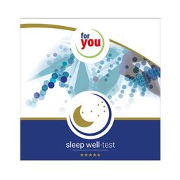 for you sleep well-test - Speicheltest für zuhause