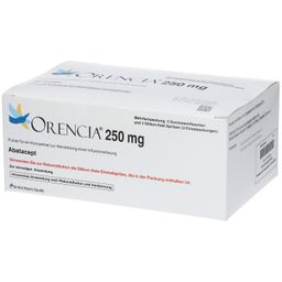 ORENCIA 250 mg Plv.f.e.Konz.z.Herst.e.Inf.-Lsg.