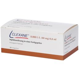 Clexane 8.000 I.E. 80 mg/0,8 ml
