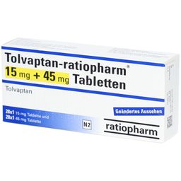 Tolvaptan-Ratiopharm 15 mg + 45 mg