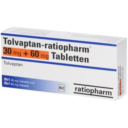 Tolvaptan-Ratiopharm 30 mg + 60 mg