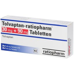 Tolvaptan-Ratiopharm 30 mg + 90 mg
