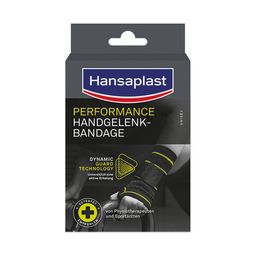 Hansaplast Sport Handgelenkbandage S/M | Schützende Sportbandage | Handgelenkschoner | Flexibel