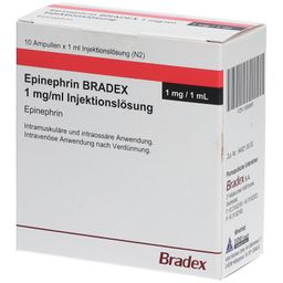 EPINEPHRIN BRADEX 1 mg/ml Injektionslösung Amp.
