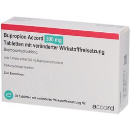 BUPROPION Accord 300 mg Tab.m.verä.Wst.-Frs.