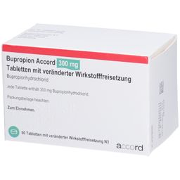 BUPROPION Accord 300 mg Tab.m.verä.Wst.-Frs.
