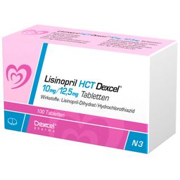 Lisinopril HCT Dexcel® 10 mg/12,5 mg