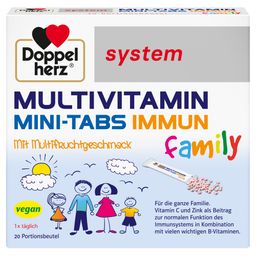 Doppelherz® system MULTIVITAMIN MINI-TABS Family mit Multivitamingeschmack