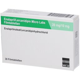 Enalapril/Lercanidipin Micro Labs 20 mg/10 mg