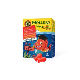 Möller’s Omega-3 Gelee Fisch Erdbeere