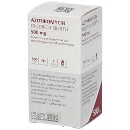 AZITHROMYCIN Friedrich Eberth 500 mg