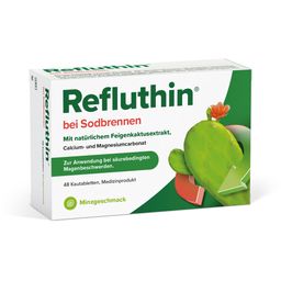 Refluthin® bei Sodbrennen - Minzgeschmack - Schnelle Hilfe bei Reflux - Schützt die Speiseröhre - gut verträglich