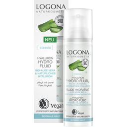 LOGONA Naturkosmetik Hyaluron Hydro Fluid Bio Aloe Vera