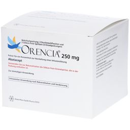 ORENCIA 250 mg Plv.f.e.Konz.z.Herst.e.Inf.-Lsg.