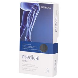 Belsana medical cotton AD Gr.S Gr.39-41 anthrazit
