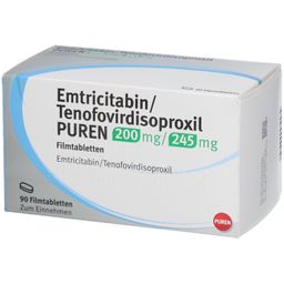 EMTRICITABIN/Tenofovirdisoproxil PUREN 200mg/245mg