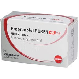 PROPRANOLOL PUREN 40 mg Filmtabletten