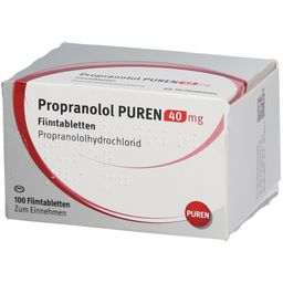 PROPRANOLOL PUREN 40 mg Filmtabletten