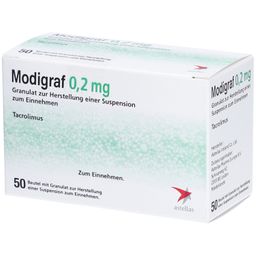 MODIGRAF 0,2 mg Granulat z.Herstell.e.Susp.z.Einn.