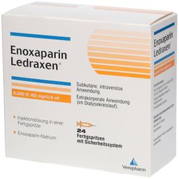 Enoxaparin Ledraxen® 6.000 IE 60 mg/0,6 ml