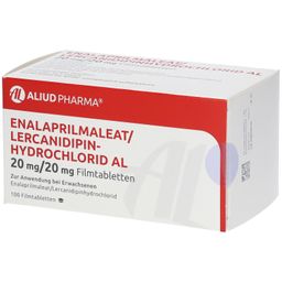 ANELAPRILMALEAT/LERCANIDIPIN-HYDROCHLORID AL 20 mg/20 mg