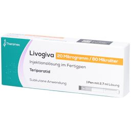 LIVOGIVA 20 Mikrogramm/80 Mikroliter Inj.-L.im Pen