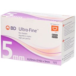 BD Ultra-Fine™ Pen-Nadeln 5 mm (0,25 mm / 31G)