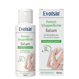 Evolsin® Psoriasis Schuppenflechte Balsam 100ml - Schuppenflechte Salbe gegen Juckreiz und zur Beruhigung gereizter Haut- OHNE KORTISON - patentierte Wirkweise