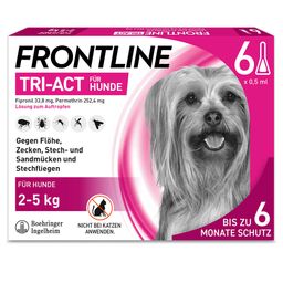 FRONTLINE TRI-ACT® gegen Zecken, Flöhe und fliegende Insekten beim Hund (2-5kg)