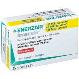 Enerzair® Breezhaler® 114 Mikrogramm/46 Mikrogramm/136 Mikrogramm