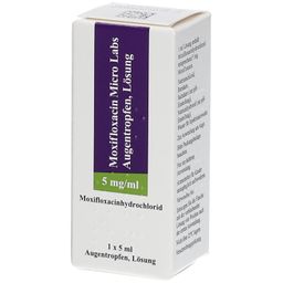 MOXIFLOXACIN Micro Labs 5 mg/ml Augentropfen