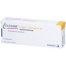 CLEXANE 4.000 I.E. 40mg/0,4ml Inj.-Lsg.i.e.F.-Sp.