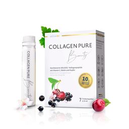 COLLAGEN PURE Beauty 10 g Gold Trinkampullen hochdosiert