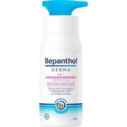 Bepanthol® DERMA Regenerierende Körperlotion, Köperpflege für empfindliche und sehr trockene Haut, dermatologisch getestete Feuchtigkeitscreme mit Dexpanthenol