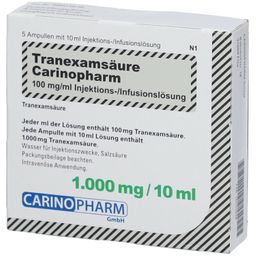 Tranexamsäure Carinopharm 100 mg/ml