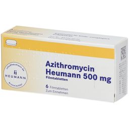 AZITHROMYCIN Heumann 500 mg Filmtabletten