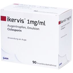 IKERVIS 1 mg/ml Augentropfen Emuls.Einzeldosispip.