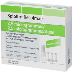 SPIOLTO Respimat 2,5 µg/2,5 µg Hub wiederverwendb.