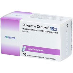 DULOXETIN Zentiva 20 mg magensaftres.Hartkapseln
