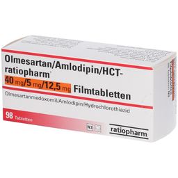 Olmesartan/Amlodipin/HCT-Ratio 40/5/12,5 mg