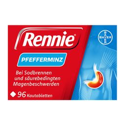 Rennie® Pfefferminz Kautabletten bei Sodbrennen