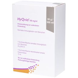 HYQVIA 100 mg/ml 300 ml Inf.-Lsg.z.subkutanen Anw.