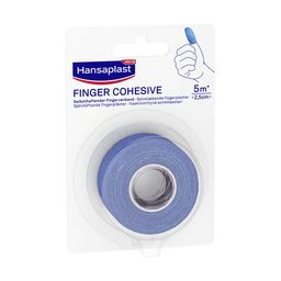 Hansaplast Fingerverband | Selbsthaftender Verband | Fixiert Wundauflagen | 5 m x 2,5 cm