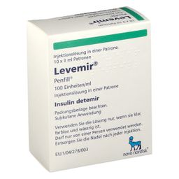 LEVEMIR Penfill 100 Einheiten/ml Inj.-L.Zyl.-Amp.