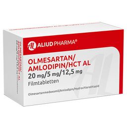Olmesartan/amlodipin/hct AL 20 mg/5 mg/12,5 mg