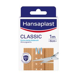 Hansaplast Classic Pflaster | Atmungsaktive Wundauflage | Zuschneidbares Heftpflaster | 20 Stk.